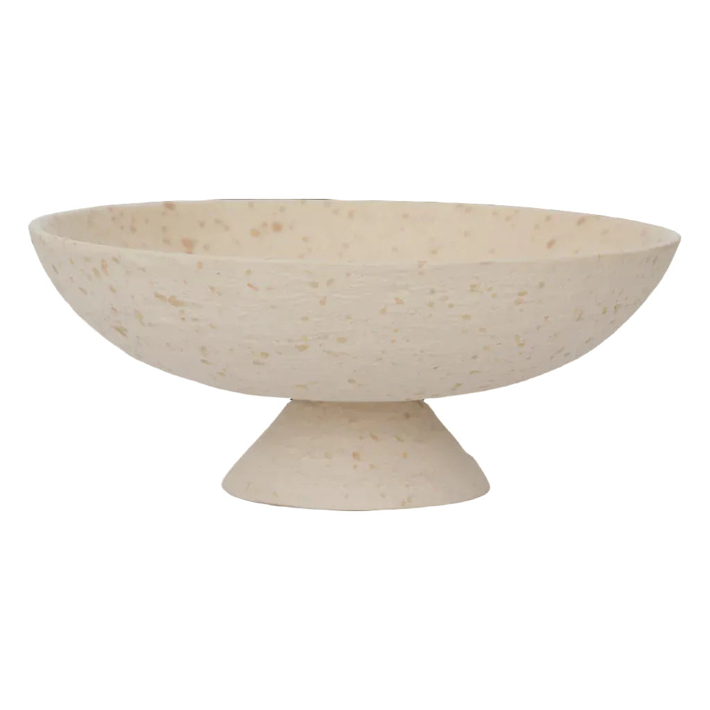 flat bowl in cream colour