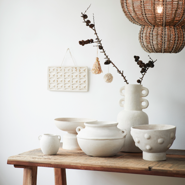 bol en papier mâché fait main Madam Stoltz