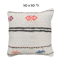 vintage hemp cushion 50x50cm Turkey organic