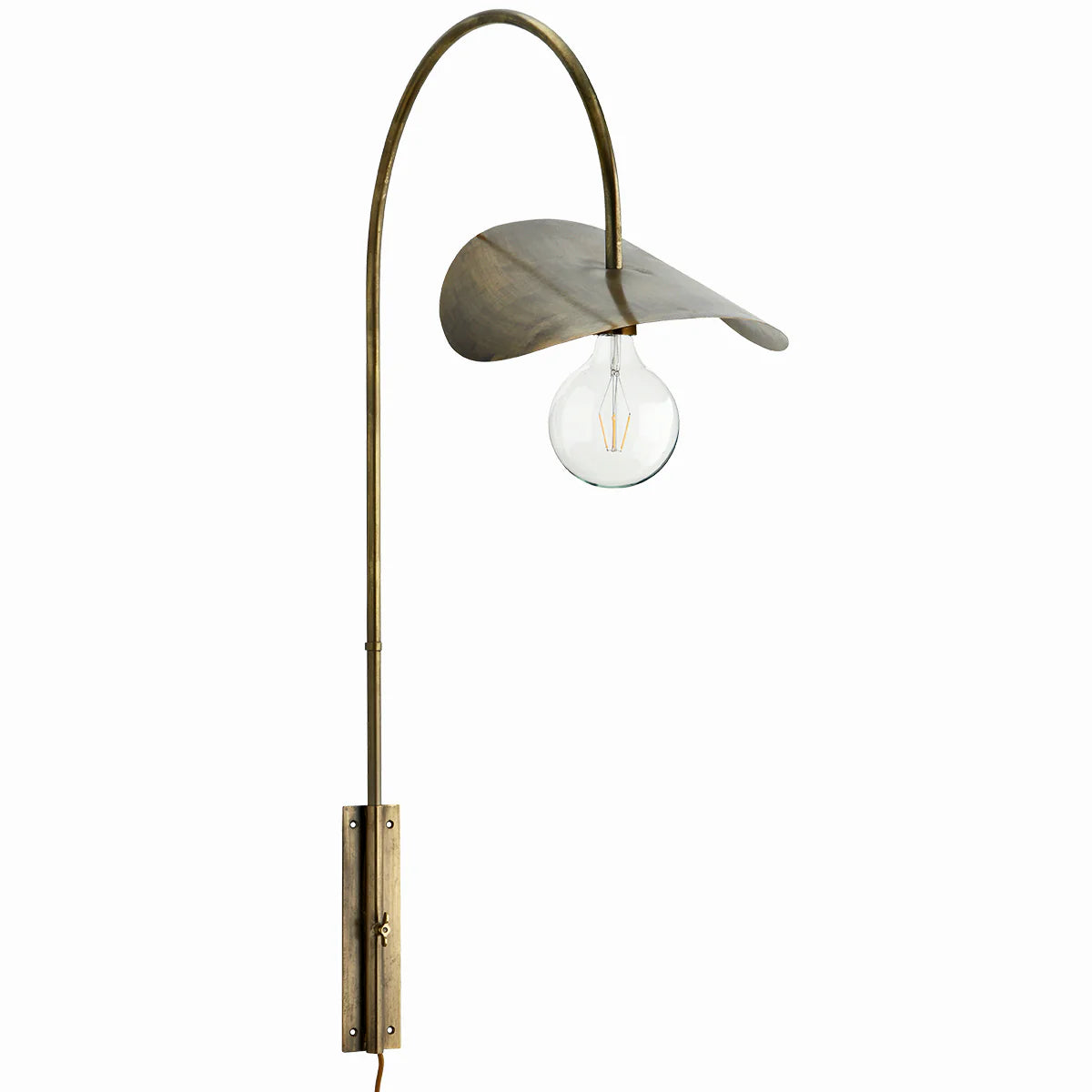 Madam Stoltz iron wall lamp large