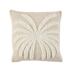 island palm cushion Bazar Bizar white