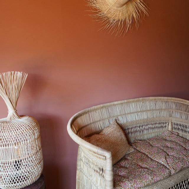 jute cushion boho style interior
