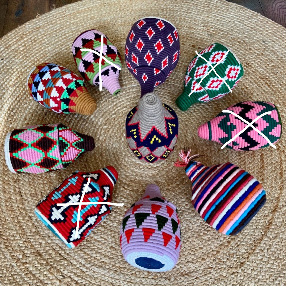Berber basket mand berbermand Marokko colourful kleurrijk small Souk in the City