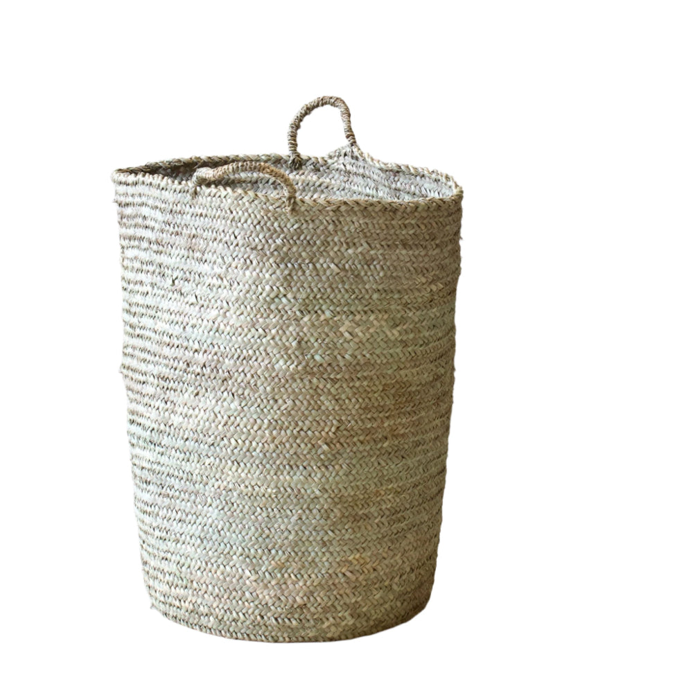 Household Hardware laundry basket palm leaf Morocco
