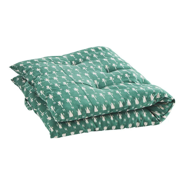 Madam Stoltz pallet cushion mattress green white palletkussen groen wit 80x120