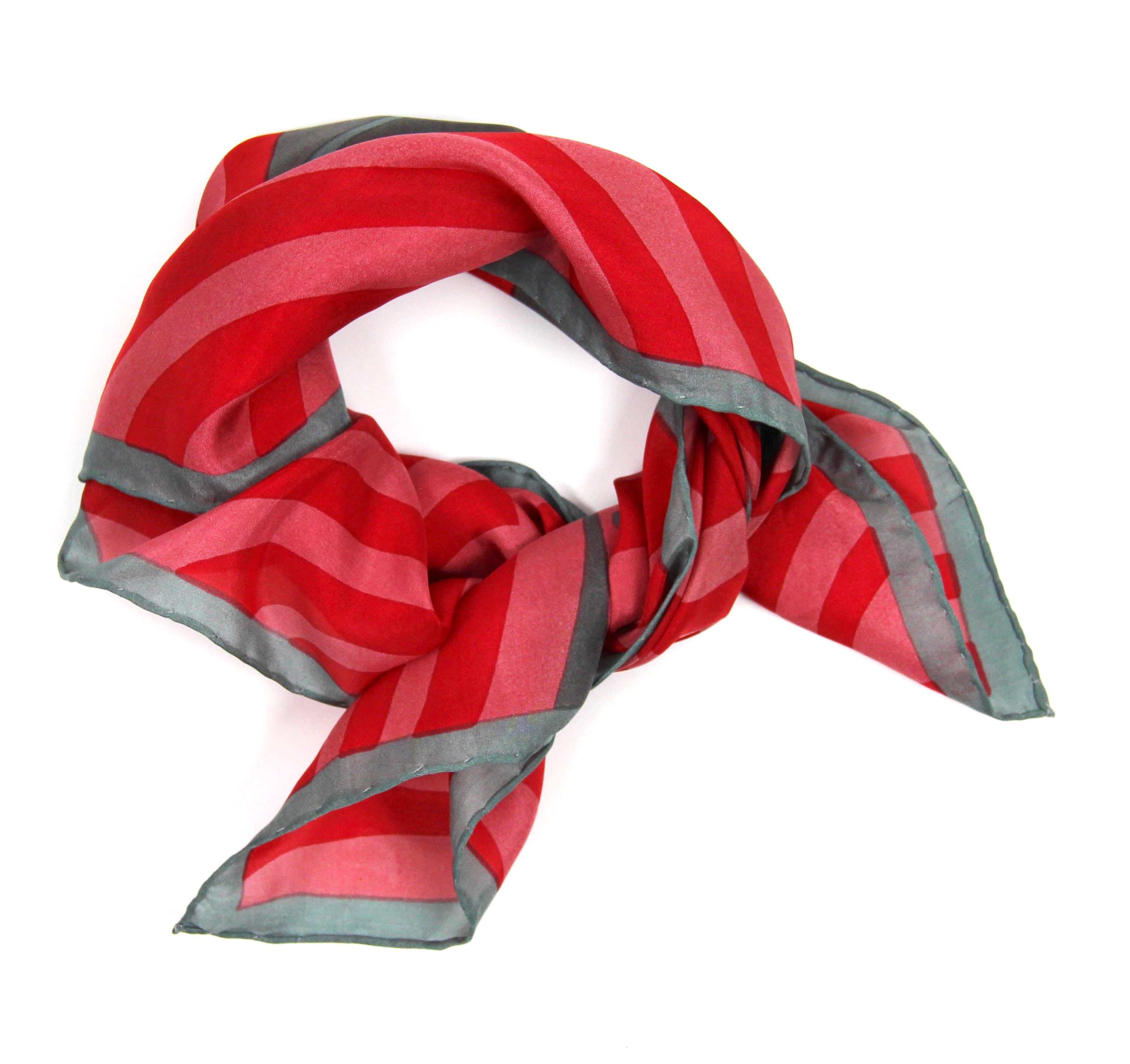 Les Belles Vagabondes Silk Scarf Mini Luna Park Red Knot