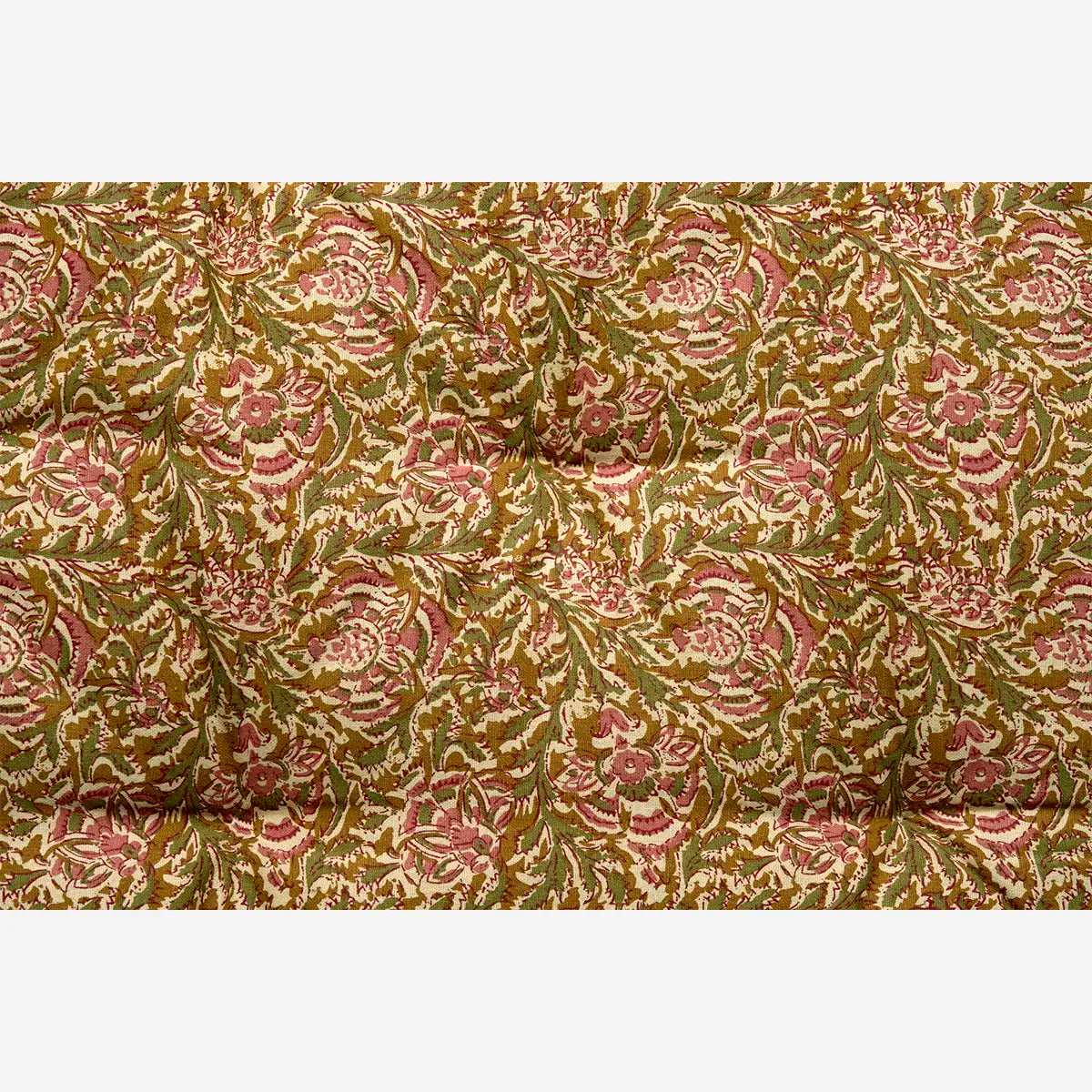 Madam Stoltz cotton mattress honey green pink