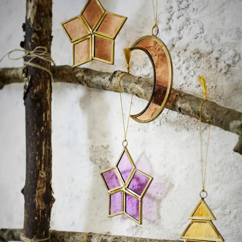 Madam Stoltz hanging glass star