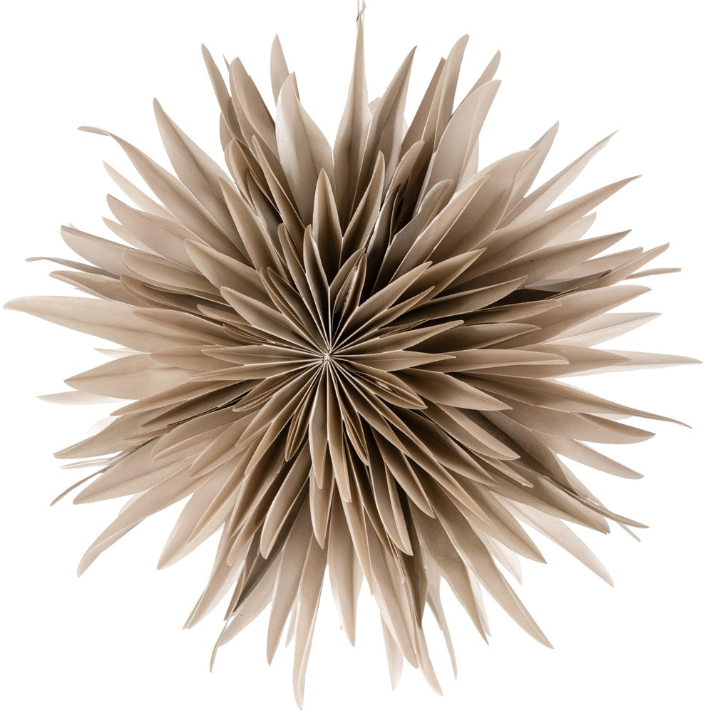 star lantern snow taupe 40cm