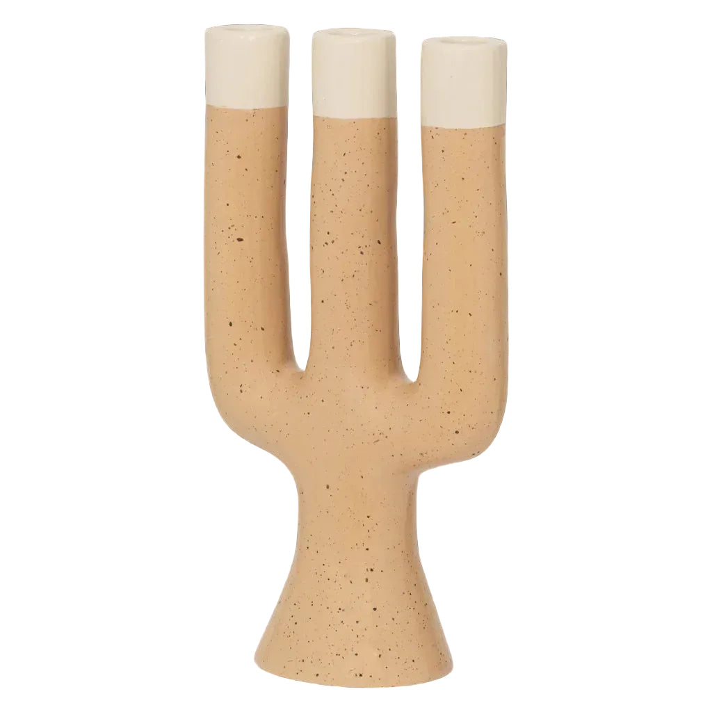 nox candle holder close up empty