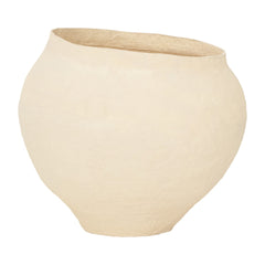 Beige ceramic planter Sandia 