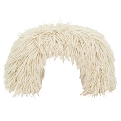 pouf Bjarne off white fluffy