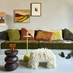 pouf Bjarne off white living room styling