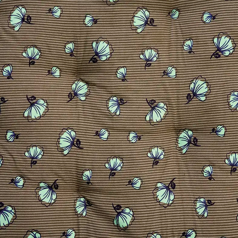 Printed Cotton Mattress Grey Madam Stoltz