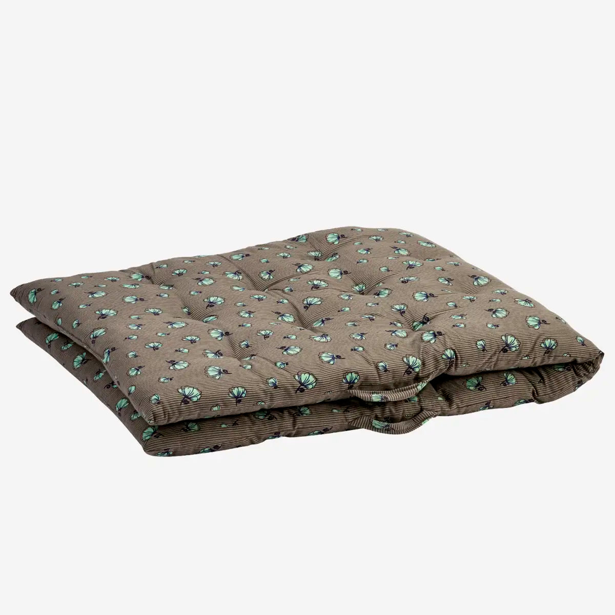 Printed Cotton Mattress Grey Madam Stoltz