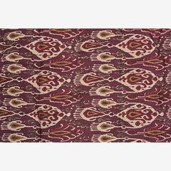printed mattress cushion 70x180cm Madam Stoltz purple bordeaux zoom in