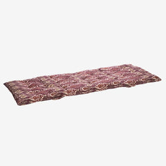 printed mattress cushion 70x180cm Madam Stoltz purple bordeaux trend 2025