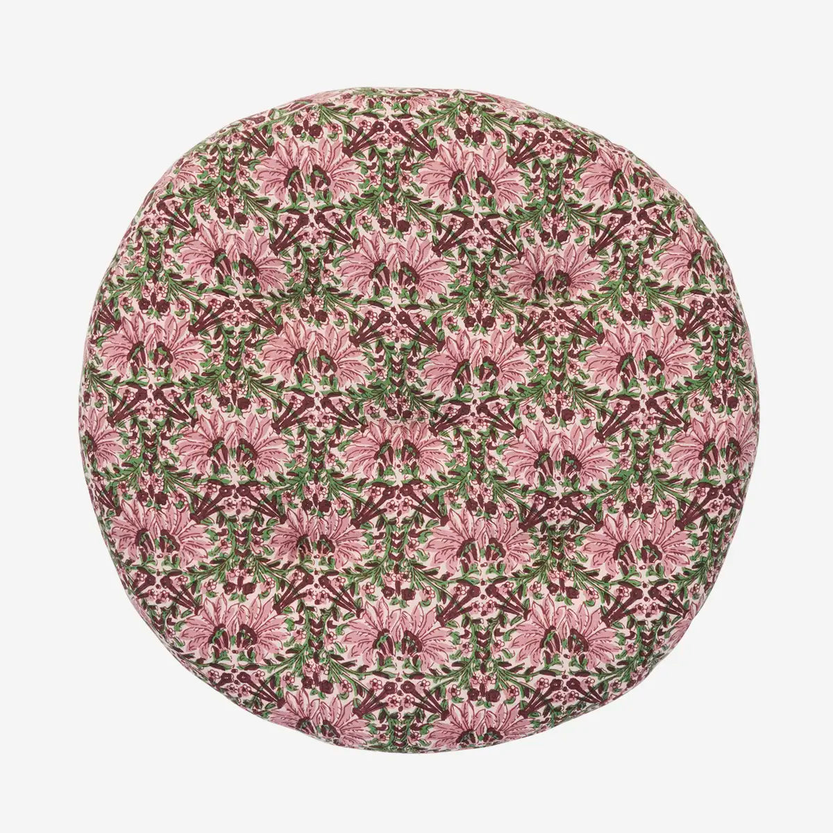 Madam Stoltz chair pad floral Indian print