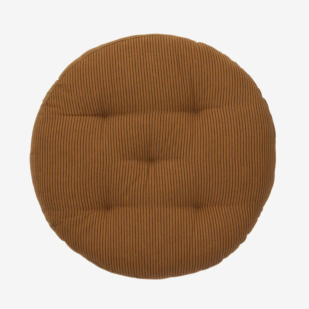 Round brown cushion Madam Stoltz