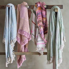 recycled cotton throws Bloomingville
