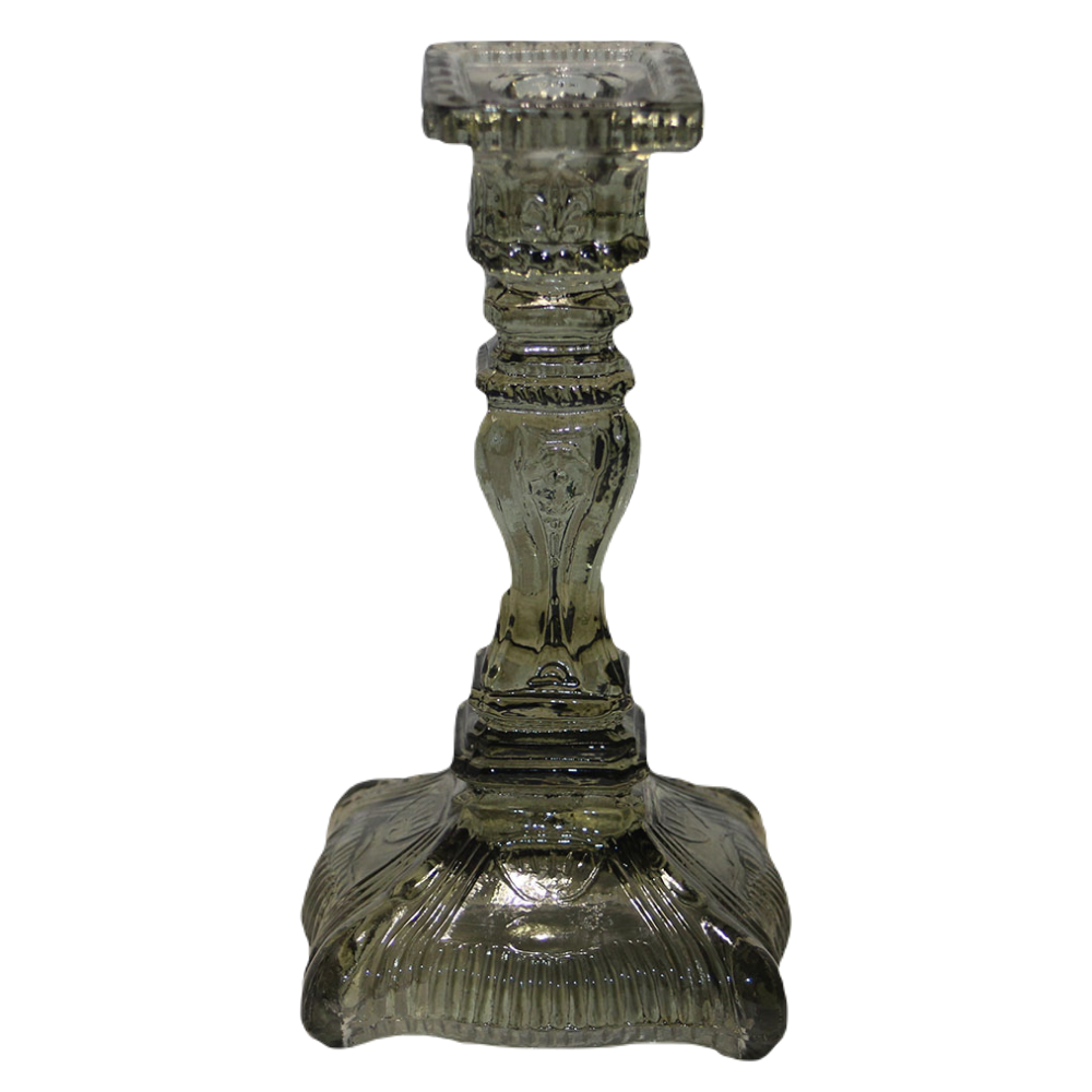 recycled glass candle holder smoke by Room