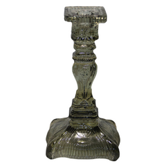 recycled glass candle holder smoke by Room