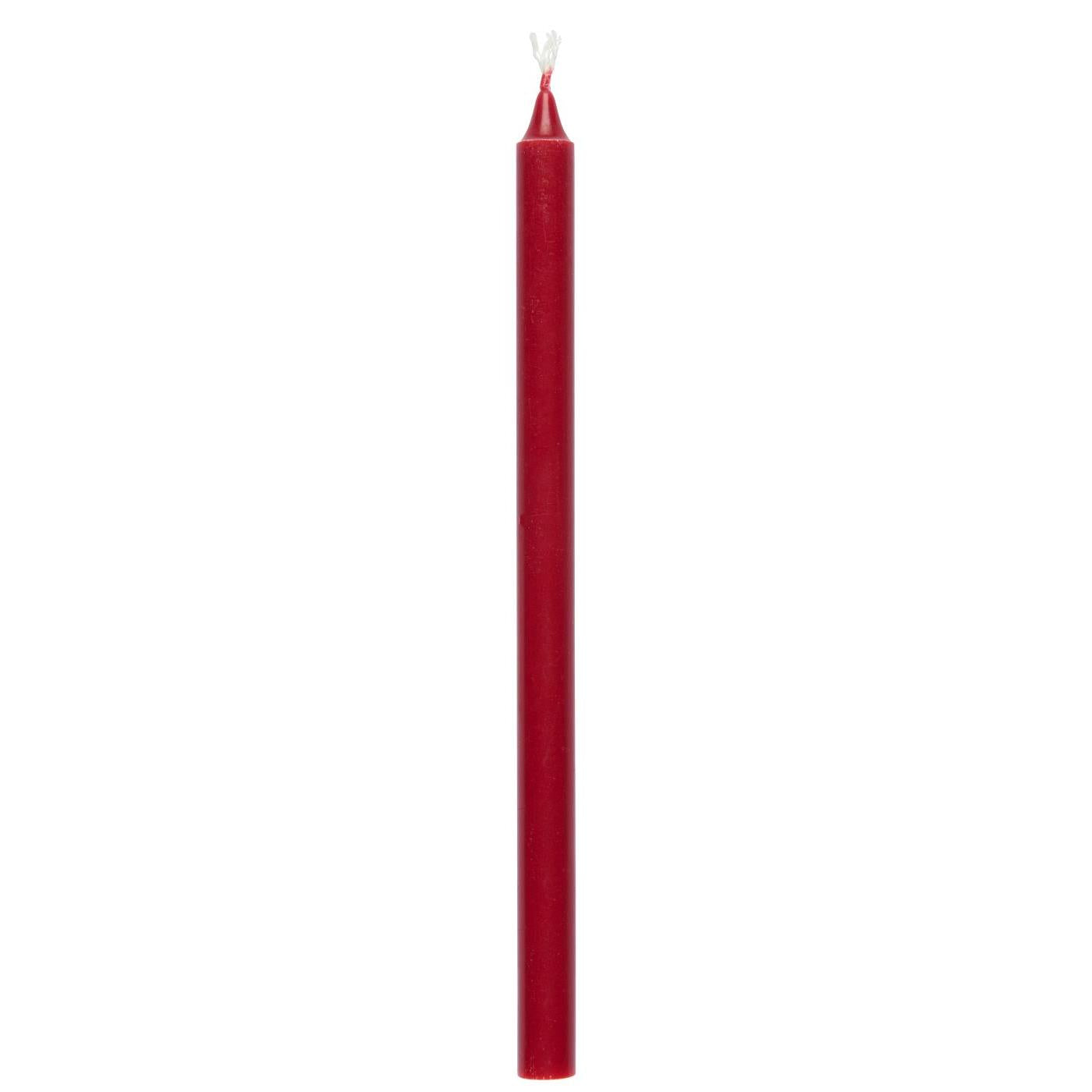 red taper candle Nordic Swan eco-label Ib Laursen