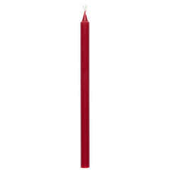 red taper candle Nordic Swan eco-label Ib Laursen