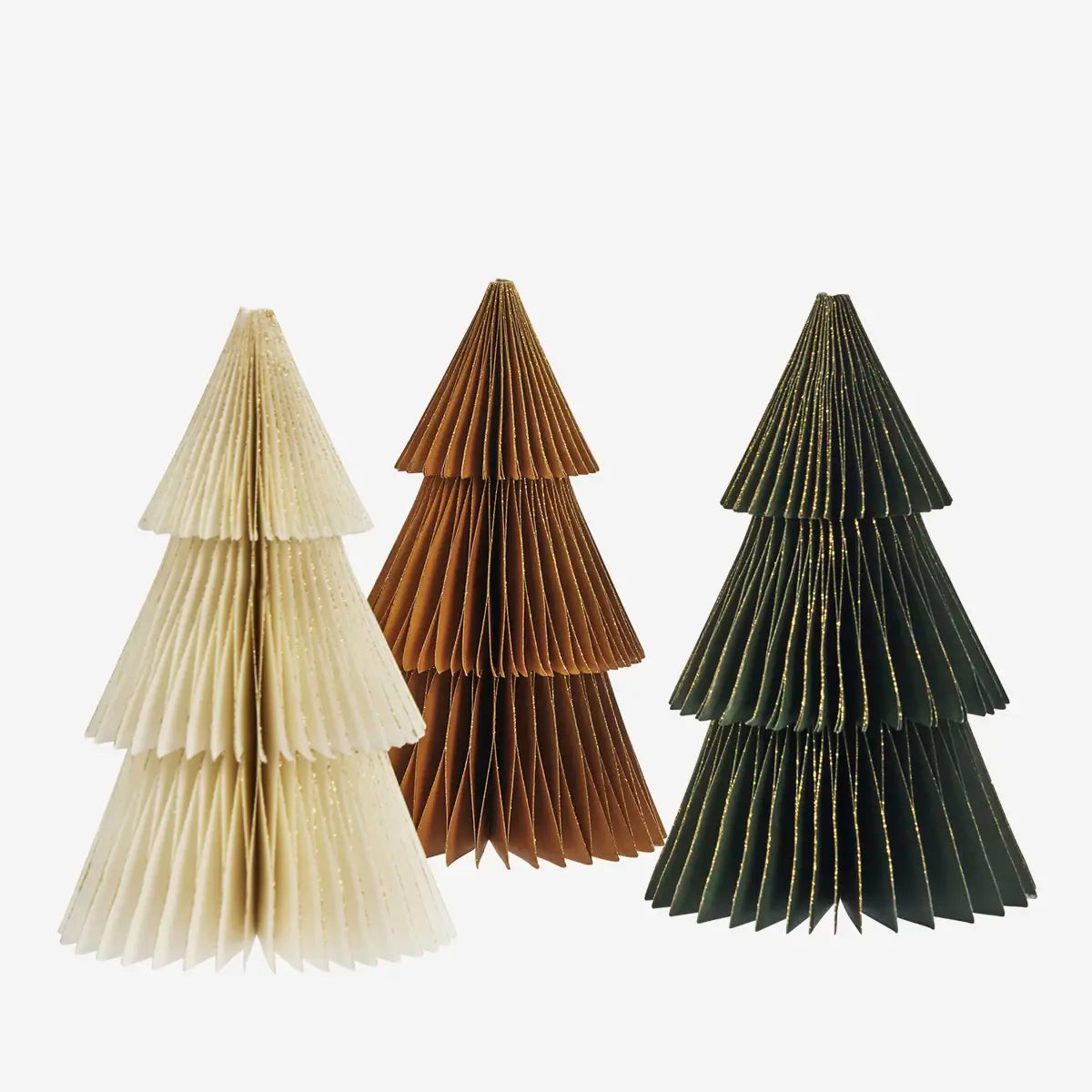 standing paper tree with glitter Madam Stoltz