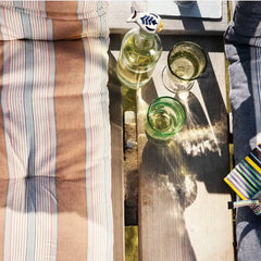 striped outdoor mattress cushions Madam Stoltz