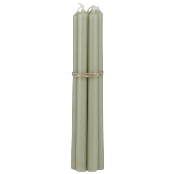 taper candles Ib Laursen dusty green