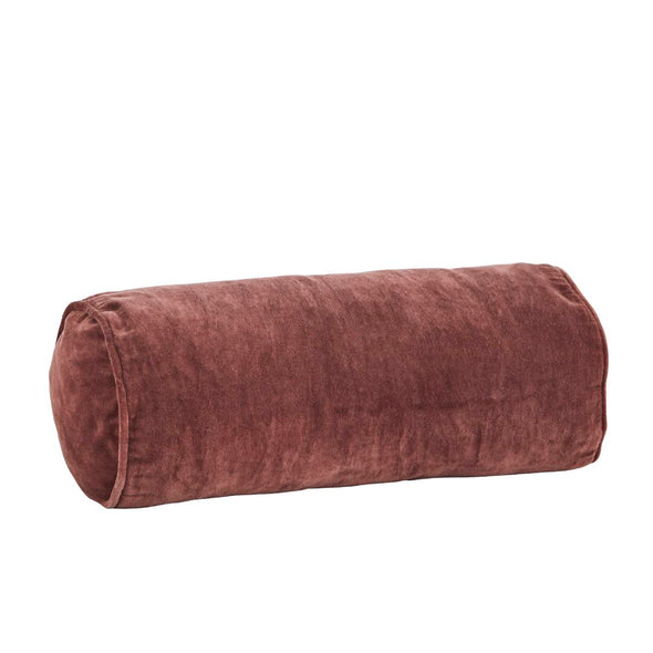 velvet bolster cushion old rose Madam Stoltz