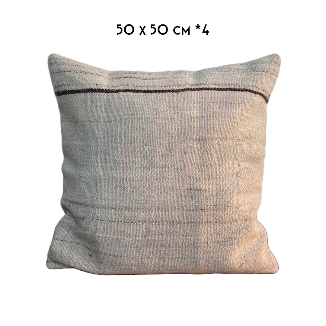 vintage kilim cushion 50x50cm Turkey Nadia Dafri
