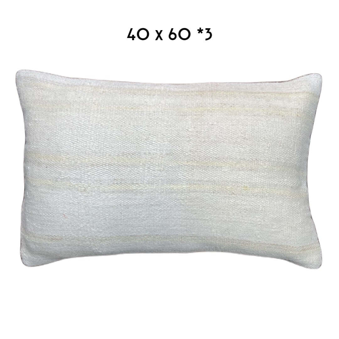 hemp kilim cushion cover 40x60cm unique handmade