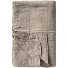 vintage quilted blanket Ib Laursen linen colour