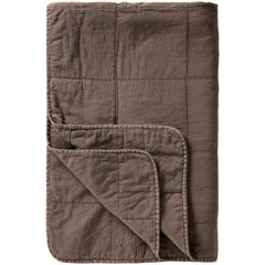 Brown quilted blanket Ib Laursen soil