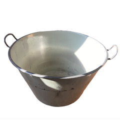 wash tub vintage India tin