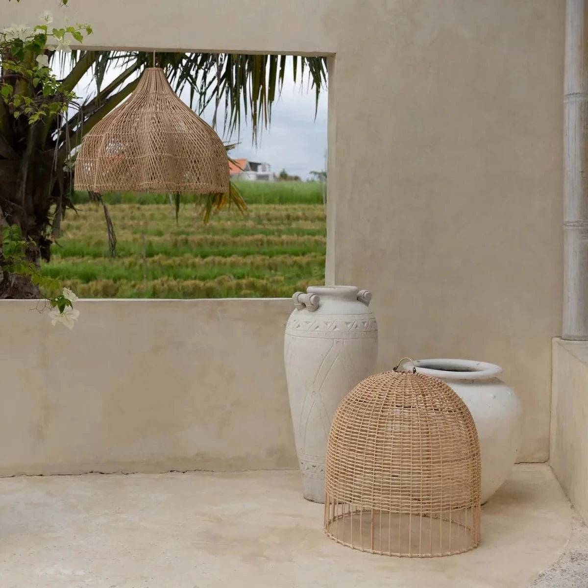 Bazar Bizar whipped boho style pendant lamp outdoor