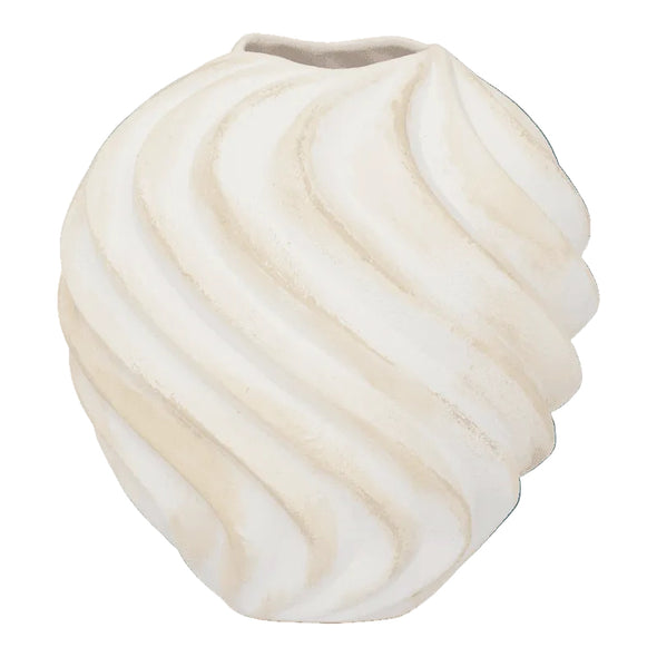 White shell-shaped vase Urban Nature Culture