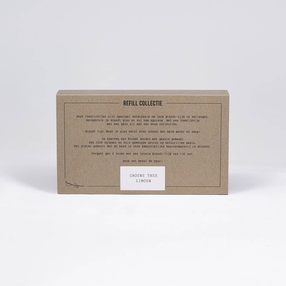 Brandt Kaarsen refill tealights without cup theelichtjes zonder kuipje