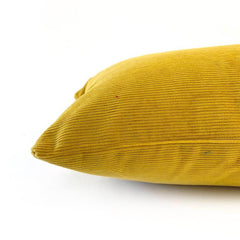 Imbarro kussens rib kussen geel oker cushion yellow