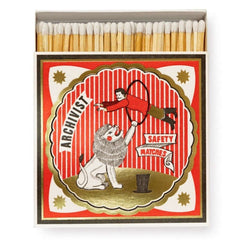 Archivist Gallery long matches matchbox letterpress luciferdoos groot lange lucifers circus show