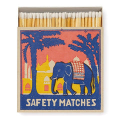 Archivist Gallery square matches matchbox letterpress pink elephant luciferdoos lucifers roze olifant