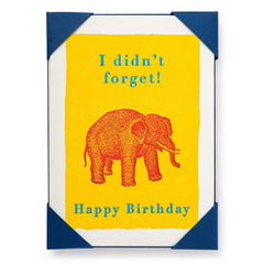Archivist Gallery wenskaarten 5 envelop happy birthday fijne verjaardag olifant elephant