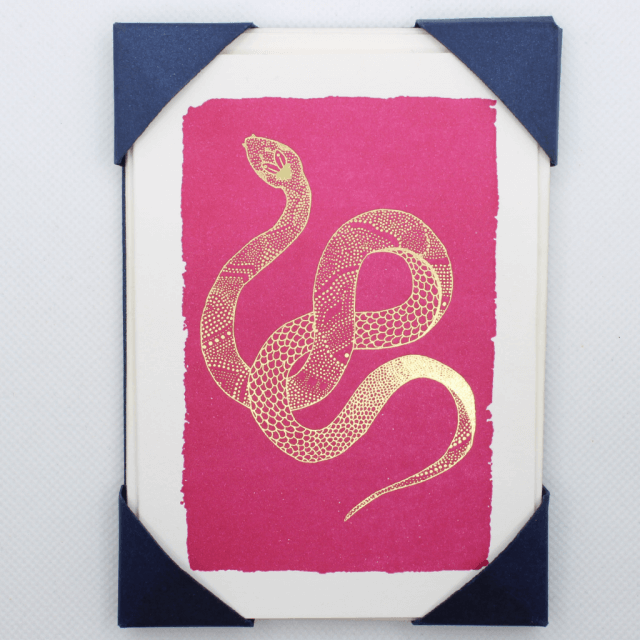 Printed Cards Snake Archivist Haarlem