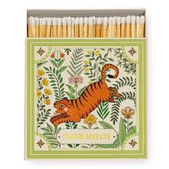 Archivist Gallery square matches matchbox letterpress luciferdoos lucifers Ariane Butto green tiger groene tijger