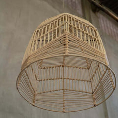 Bala pendant lamp boho lampshade rattan L hanglamp rotan