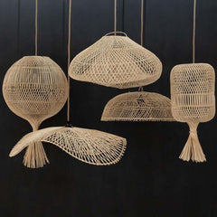 Wonton Floor ceiling lamp rattan Bazar Bizar boho lampenkap plafondlamp vloerlamp rotan eco