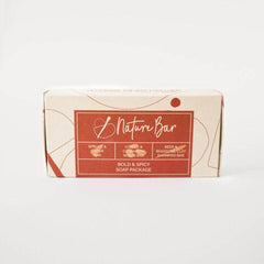 Nature Bar zeep shampoo bars soap gift set men cadeau pakket zeepjes bold spicy