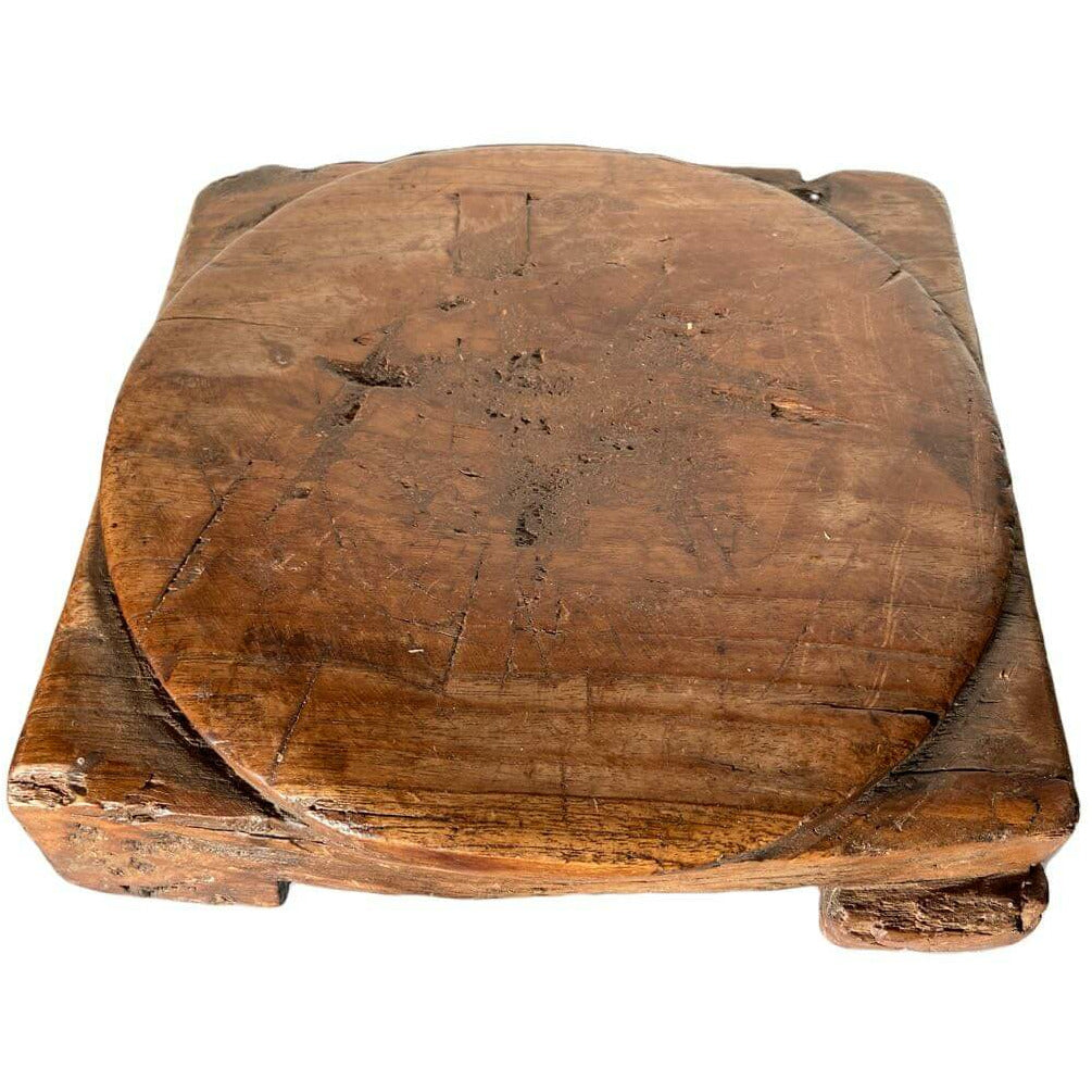 Plateau en bois carré Plaque à chapati décoration intérieure unique décor de maison unique